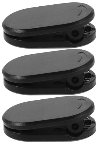 EXAOMBLE 3 St Magnetisk Lapel Mikrofon Klämma för Trådlös Mikrofon Anti-slip Back Clip för Dator och Streaming Justerbar Vinkel och Bred Kompatibilitet för Undervisning och