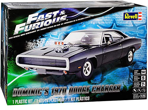 Dodge Charger R/T Dominic Toretto The Fast and The Furious Bausatz Kit 1/24 1/25 Revell Monogram Modell Auto