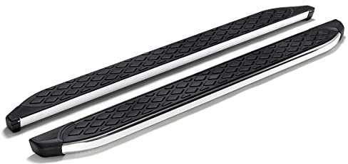 GERMANSELL Trittbretter kompatibel mit Mercedes-Benz GLC ab 2015 Hitit Chrom inkl. ABE