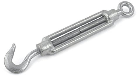Deals In DIY™ Turnbuckle Strainer Hook to Eye Wire Rope Tensioner M5 (3/16) Pack of 5