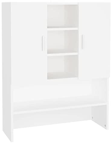 vidaXL Armario de Lavadora Blanco 70,5x25,5x90 cm