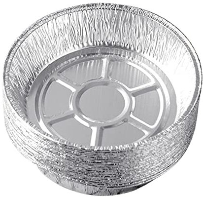 50 Stück Aluschalen, Aluminiumfolie Pfannen, Tropfschalen Grillschalen, 8 Zoll Aluschalen Ohne Deckel Grill Aluschalen Tropfschalen Grillschale Für Backen, Dämpfen, Kochen, Aufbewahren, Einfrieren