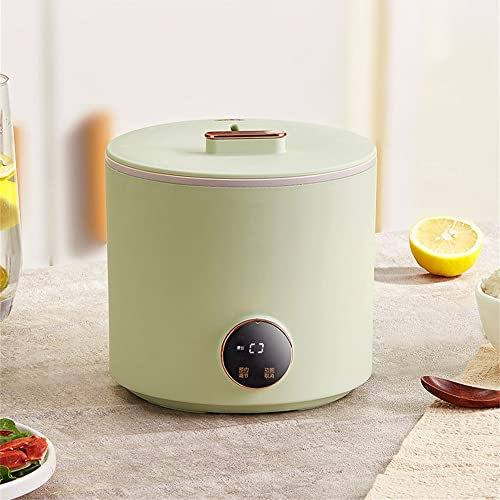 ZHANGMIN Mini Cuiseur À Riz, avec Fonction De Maintien Au Chaud, Parfait for 1 À 2 Personnes for Cuire du Riz, De La Viande, des Nouilles, Un Bol en Céramique Antiadhésif Non Amovible, 220-240 V