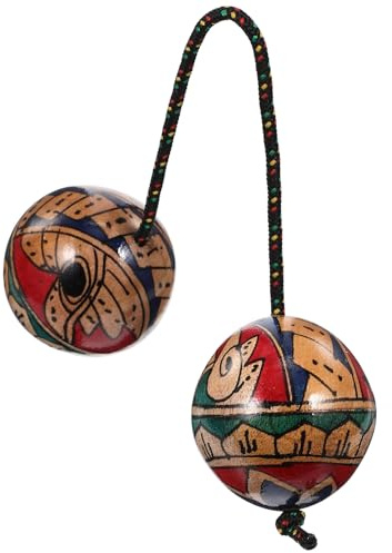 Milisten 1pezzi Pallina Musicale Sabbia Colorata Strumento Ritmico Portatile Per Batteristi Design Artistico Facile Da Usare e Pratico Per Ogni Occasione