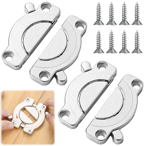 XTUDOU 2 connettori per tavolo di lavoro, in legno, per scrivania e tavolo da pranzo