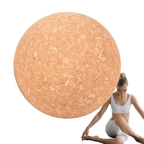 Faszienball - Massagebälle | Korkenmassageball | liègé Roll | liègé -Bälle für die Massage von tiefen Stoffen, die in Cork für Yoga -Enthusiasten rollt, verbessert sich