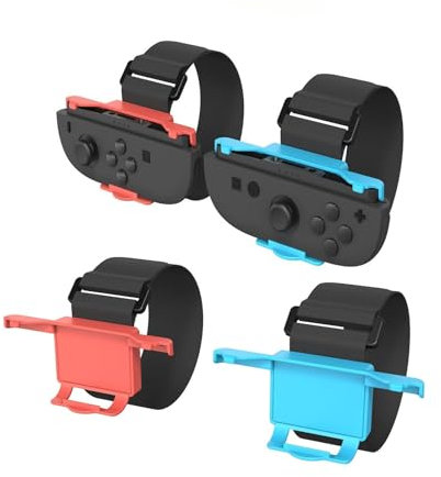 SHEAWA 2PCS Verstellbare Handgelenkschlaufen für Switch 2 Controller - Anti-Rutsch Sport Griffe mit atmungsaktivem Design