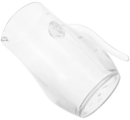 Mobestech Dispensador De Acrílico Decantador De Vino Con Asa Transparente Para Hoteles Restaurantes Bares Decantador De Licor