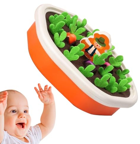 Carrot Giocattolo, Giocattolo Di Trazione Delle Carote - Giocattolo Di Raccolta Di Carote, Carrot Farm Culture Harvest Toy - Game Memory Game, Fine Motor Skills
