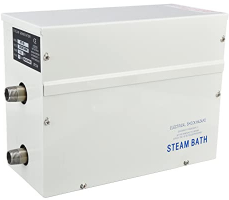 Haofy Generatore di Vapore 3KW in Acciaio Inossidabile con Protezione da Surriscaldamento e Mancanza d'Acqua per Sauna e Doccia - Decalcificazione Automatica per Spa Domestica, Ristrutturazione del