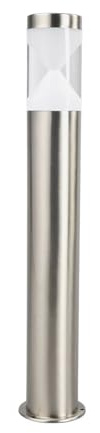 Lindby lampada da esterni (Moderno) colore Grigio, in Acciaio Inox lampadina inclusa Lampioncino paletto luminoso viale lampioncino