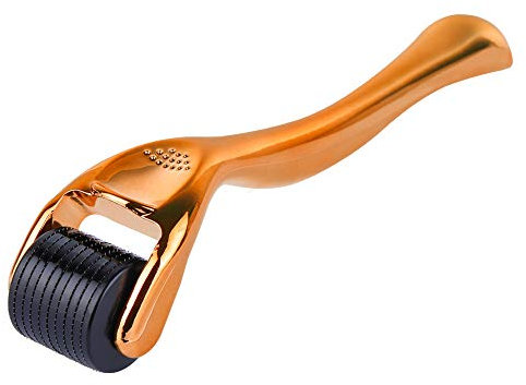 GHzzY Derma Roller - 540 Micro Needles für Gesicht und Haut - Microneedling Cosmetic Instrument zur Straffung der Haut, Falten und Entfernung von Aknenarben,0.5mm