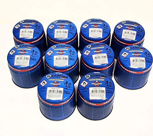 Gaskartuschen 190g Stechkartuschen Kartuschen Butan Gas Campingkocher x 10