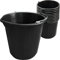 10x Heavy Duty Black Plastic Builders Bucket 3 Gallon 14 Litre Water Mixing Storage Strong with Handle and Spout Ideal for Construction Trade, Animal Feed, etc Made in U.K.