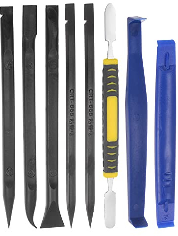 sourcing map 8in1 Set Elektronik Reparatur Werkzeug Kit Plastik Brechstange Demontieren Set für Bildschirm Kleber Entfernung