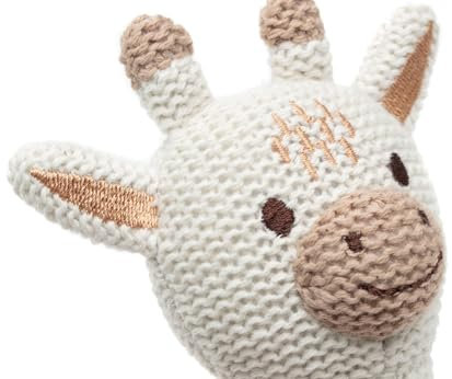 Jollein 039-001-67076 Greifling Rassel Giraffe weiß/beige