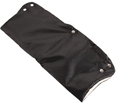 Winddichter, Wasserdichter Kinderwagen-Handmuff, Dickere, Warm Haltende Kinderwagen-Handschuhe, Perfekte Muffen Kinderwagenaktivitäten Im Freien (Schwarz)