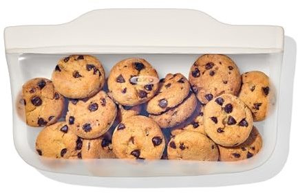 OXO GG Grips Sacchetto riutilizzabile in silicone - Sacchetto per Snack (335 ml/12 oz) - Avena