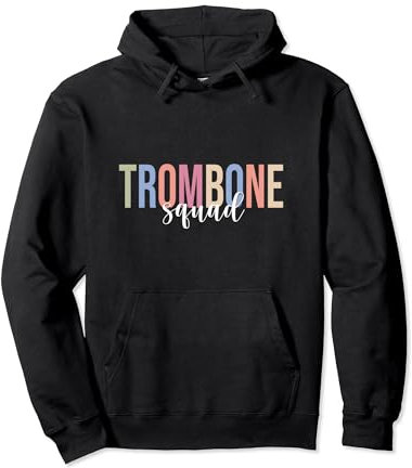 Posaune Squad Posaunenspieler Jazz Musik Marching Band Pullover Hoodie