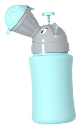 Luwecf Tragbares Kinderurinal, Praktisches Töpfchen für Unterwegs, Blau