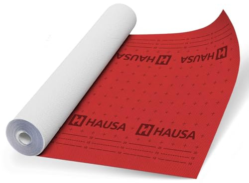 HAUSA Unterspannbahn Dach Superior HU180 180g/m² 37,5m² (1,5mx25m) Dachfolie ohne klebestreifen hochdiffusionsoffene wasserdichte Unterdeckbahn witterungs- alterungsbeständig reißfest Schalungsbahn