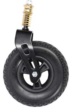 Srliya Roue Avant de Fauteuil Roulant de 8 Pouces, Utilisation Plus Douce, Robuste, Universelle, Solide, Avant de Remplacement pour Chariot D'épicerie Walker, Scooter