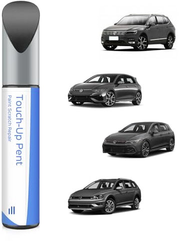 Stylo de retouche LR7H gris indium compatible avec VW/Volkswagen Correspondance exacte pour les éclats et les rayures