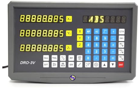 3 Axis Digital Readout Milling Lathe DRO Display Counter Screen Monitor 3 Axes Indicator For Grinder Lathe