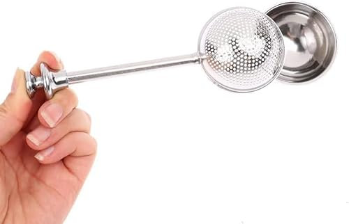 304 Stainless Steel Flour Powder Filter Spoon, Baker Dusting Wand for Sugar Flour Spices, Flour Sugar Powder Spoon Kitchen Tools Baking Sifters Accessories