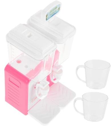 Gatuida Miniature Water Dispenser Toy Plastic Desktop Funny Water Dispenser Toy for Boys and Girls Summer Play Kitchen Appliance