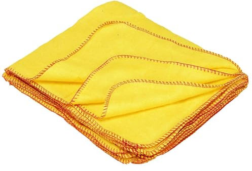 Concept4u® Globe Mill Yellow Dusters 8 Pack MicroFiber Lint Free Cleanware Dust Dirt Household Surfaces Interiors Furniture Home Office