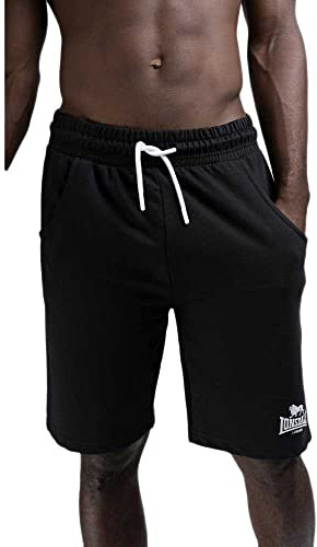 Lonsdale Coventry Shorts för män, Svart-vitt, L