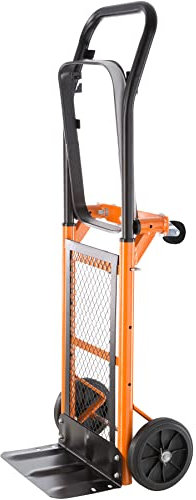 tectake® 2in1 Sackkarre klappbar und Transportwagen, Transportkarre, praktischer Helfer als Gartenwagen oder Gartenkarre, beim Umzug, als Lastenwagen, Bauschubkarre, Trolley, Transportroller