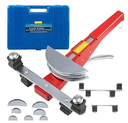 Manuelles Ratschen-Rohrbieger-Set Für Die Kältetechnik Mit 7 Matrizen, 6–22 Mm, 90°-Rohrbiegewerkzeuge Nach Innen Und Außen