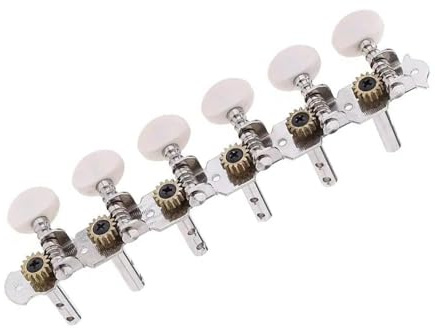 6R6L Stimmschlüssel für 12-saitige Akustikgitarre, Stimmgerät, Stimmgerät, Stimmgerät, Stimmgerät für Saiten Gitarren Stimmwirbel