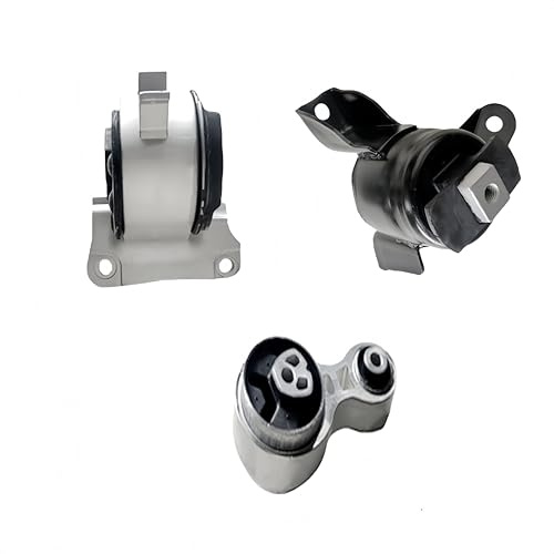 Yllshengyu 3-Piece Engine Motor Mount Kit - Compatible with Fusion 2010 2011 2012 & Mercury Milan 2010 2011 L4 2.5L Automatic Transmission - Direct Replacement for A5556, A5740, 3285, 3216, 3366