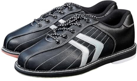 Fooceoute Mens Bowling Shoes,Indoor Bowling Shoes,Lawn Bowling Trainers,Ladies Bowling Shoes,Bowls Trainers,Lightweight Breathable Lawn Bowls Shoes,for Right Or Left Handed Bowlers