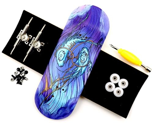 RACOFSB 32mm Pro Fingerboard 12 Constellation Series Wooden Finger Board (Pisces)