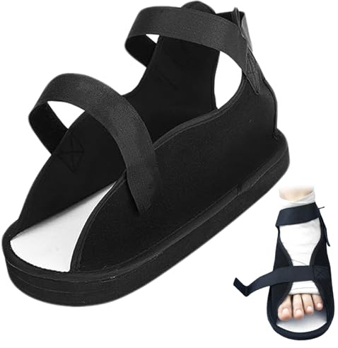Broken Toe Shoe, Non-slip Boot for Broken Toe, Cozy Protective Recovery Shoes, Lightweight Shoe for Broken Toe, Wear-resistant Cast Shoe, Post Op Shoes for Men and Women, L Boot for Broken Toe