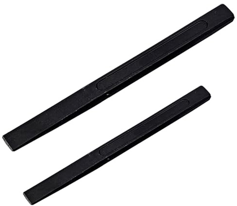 Lot de 2 burins plats de maçonnerie, outil de burin à froid, burin de brique d'ingénierie en acier au chrome vanadium pour maçonnerie, montage plat, burin de maçonnerie robuste pour sculpter, couper,