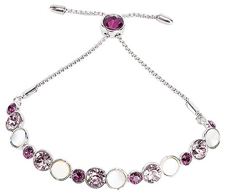 BESTYASH Modisches Armband Schmuck Zarte Handgelenkkette Kristallarmreif Kreatives Weibliches Armband Größenverstellbar Für Damen