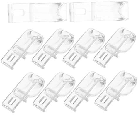 Gatuida 10stücke Vorhänge Haken Rolloclips Gardinenhaken Jalousieclips Schnurhalter Kette Halter Reparaturset Rolloteile Jalousiehaken Rollohaken Vorhangketteclips