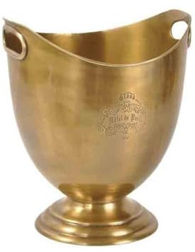 LICONG-2020 Cubitera Cubo de Hielo de Cobre, Cuenco Enfriador for Vino, Bar clásico, Juego de Vino, Objetos Decorativos, Adorno, Cubo de pellets de Hielo Grande Enfriador de Vino(Grande)