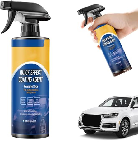Polish Voiture Advanced Car Quick-Acting Coating Agent Spray Spray de Revêtement de Voiture Haute Protection 3 en 1 Produit Nettoyage Voiture Quick Effect Coating Agent (1PCS)