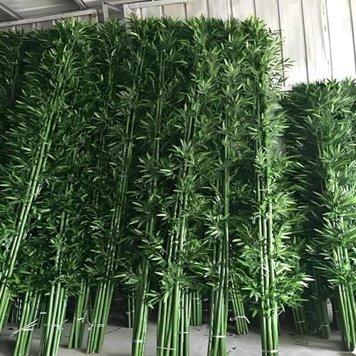 ZHPPED Sichtschutzwand für die Landschaftsgestaltung – große künstliche Bambuspflanzen, DIY-Dekor-Bildschirm für die Terrasse, künstlicher Bambusseidenbaum,1.5m/4.9fttall-40Bamboo