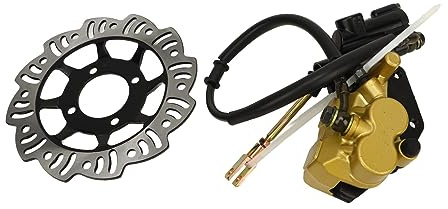 HELEVIA Discos Hidráulico Disc de Freno Conjunto de Cilindro de Freno de Freno con Discos de Freno Establecidos para CRF50 CRF70