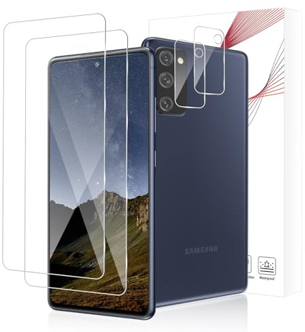 Bodyguard 2+2 Stück Schutzfolie für Panzerglas für Samsung Galaxy S20 FE 5G, 9H Härte Anti-Kratzen Samsung S20 FE Displayschutzfolie, Ultra-Klar Kristallklar Anti-Öl Anti-Staub S20 FE 5G Schutzglas