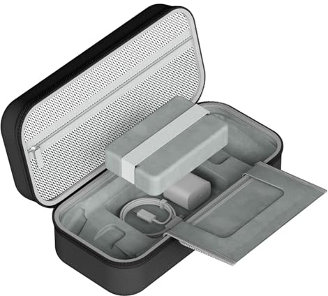 Ausla Custodia Rigida ROG Ally X, Custodia da Trasporto in EVA Impermeabile per Console Portatile - Antiurto con Spazio di Archiviazione Aggiuntivo (BLACK)