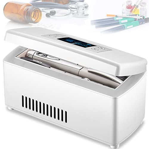 Contenitore termico per insulina, borsa frigo portatile per medicinali, borsa frigo elettrica, può mantenere freschi i farmaci per il diabete, isolata, per auto, viaggi, casa, conservazione dei farm