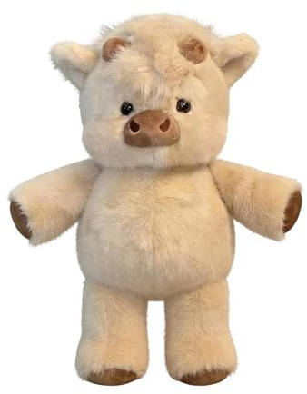 Generico Mucche che corrono in peluche, gambe che si muovono, morbido cuscino di peluche, regalo per ragazzi, ragazze, bambini, studenti, compleanno, Capodanno, vacanze, camera da